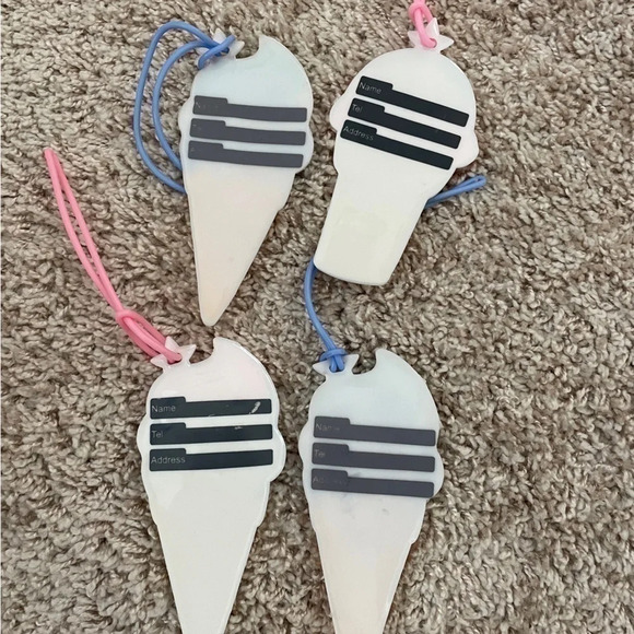 Ice cream luggage tags - Picture 2 of 2